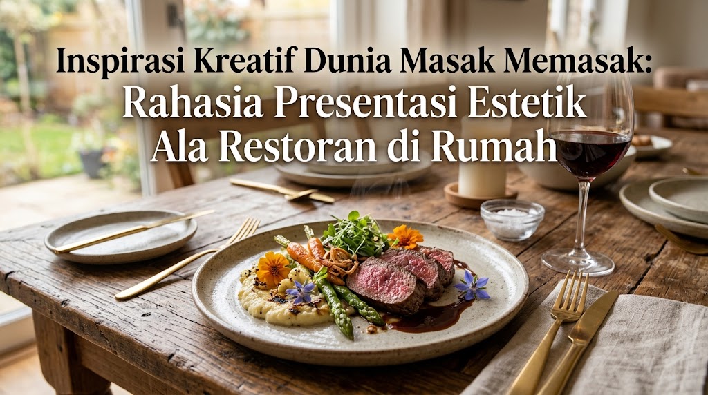 Inspirasi Kreatif Dunia Masak Memasak: Rahasia Presentasi Estetik Ala Restoran di Rumah
